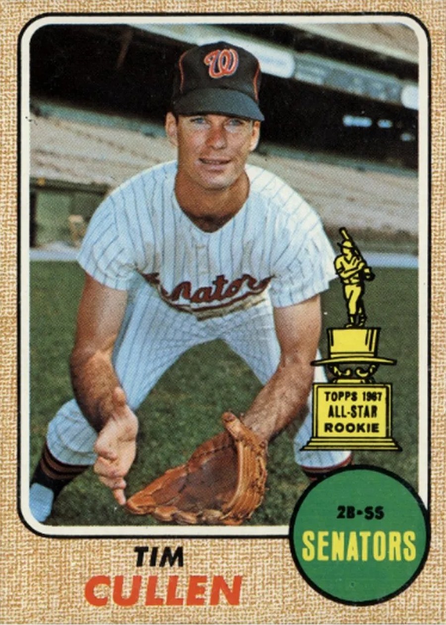 1968 Topps #209 Tim Cullen, Washington Senators