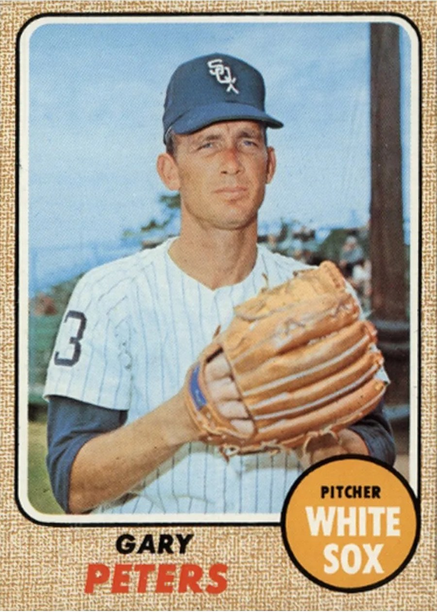 1968 Topps #210 Gary Peters, Chicago White Sox