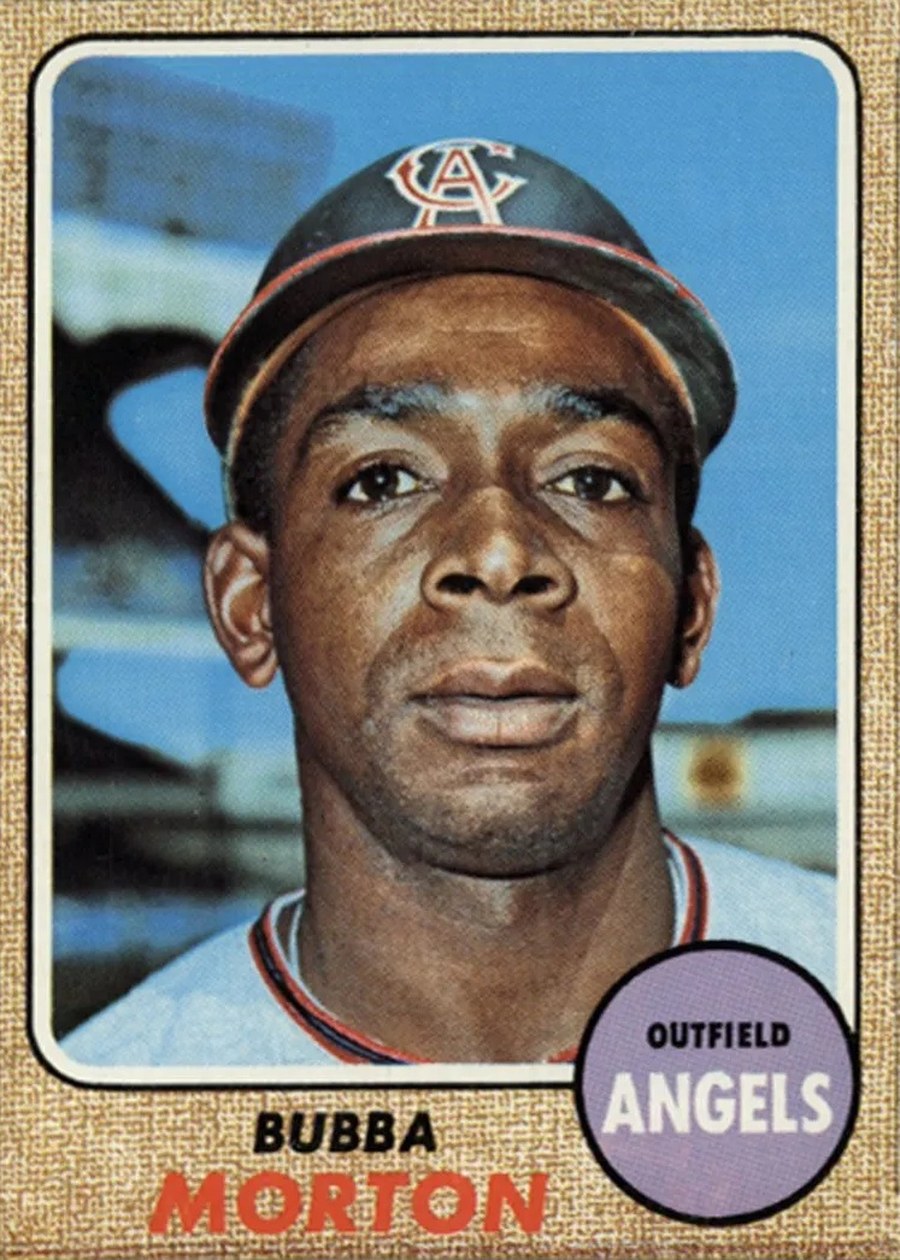 1968 Topps #216 Bubba Morton, California Angels