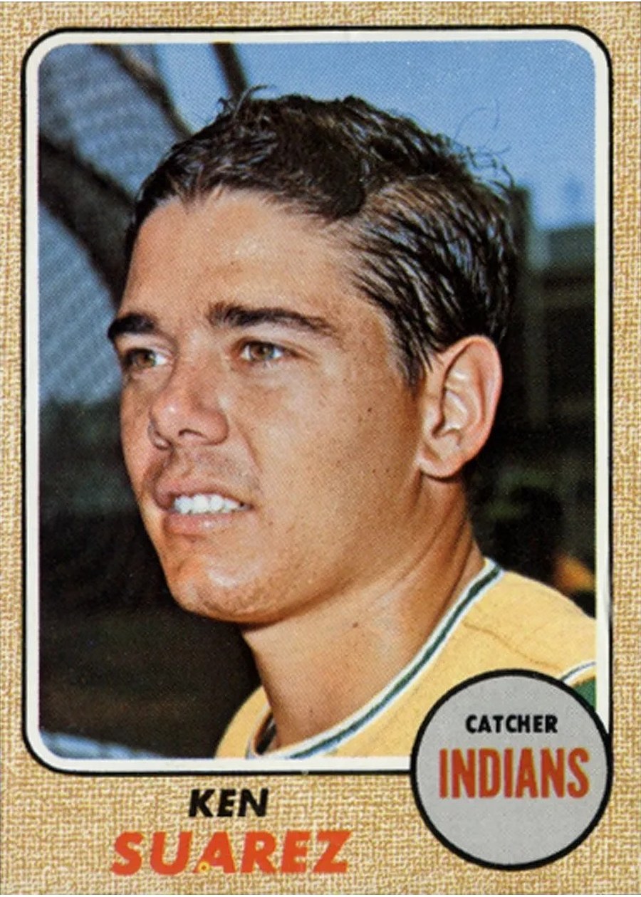 1968 Topps #218 Ken Suarez, Cleveland Indians