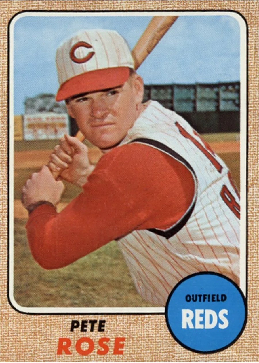 1968 Topps #230 Pete Rose, Cincinnati Reds