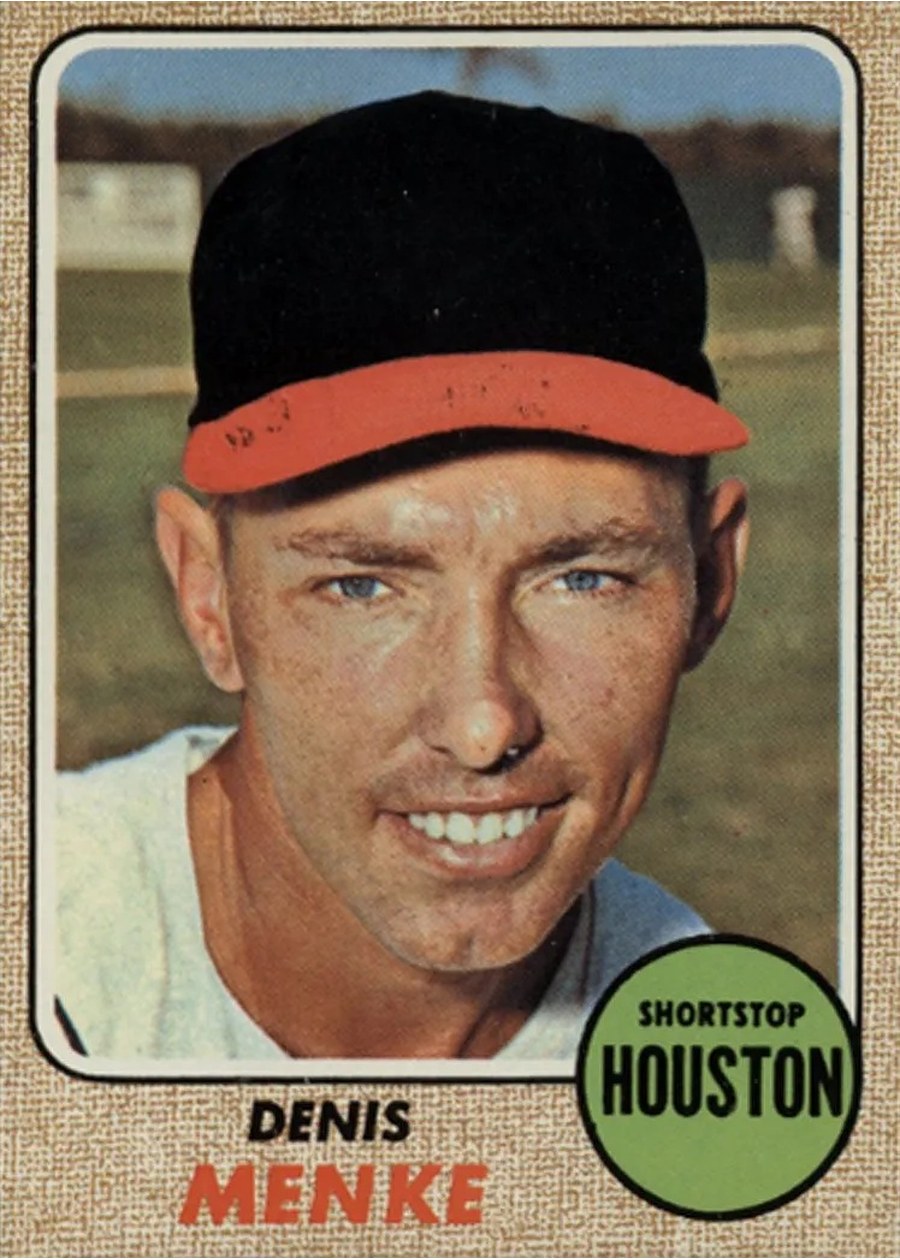 1968 Topps #232 Denis Menke, Houston Astros