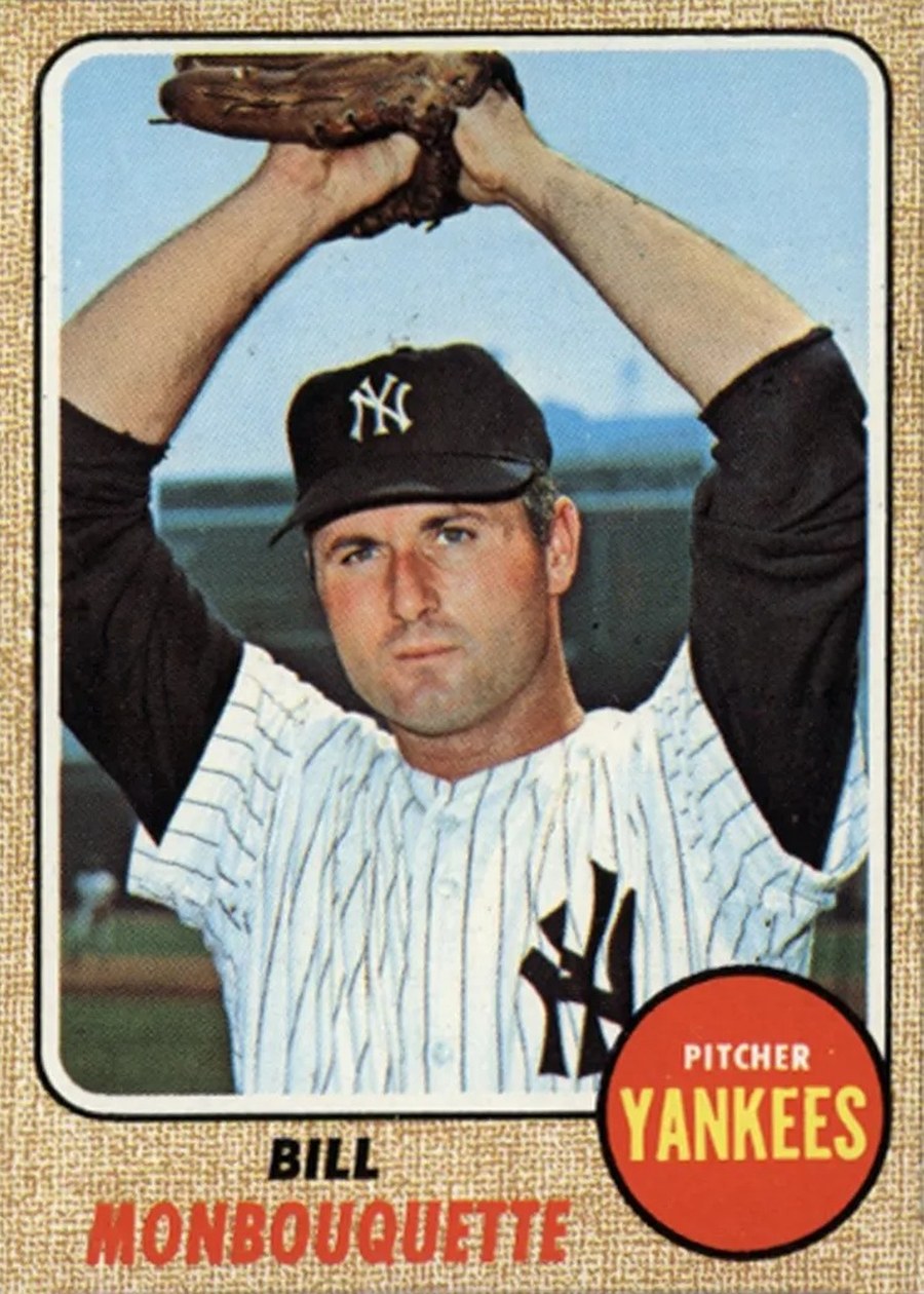 1968 Topps #234 Bill Monbouquette, New York Yankees