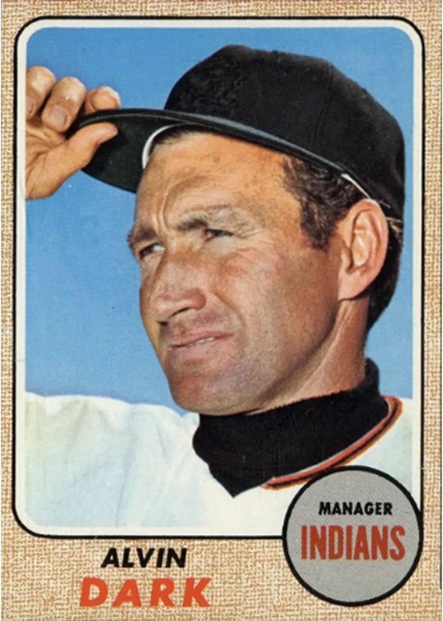 1968 Topps #237 Alvin Dark, Cleveland Indians