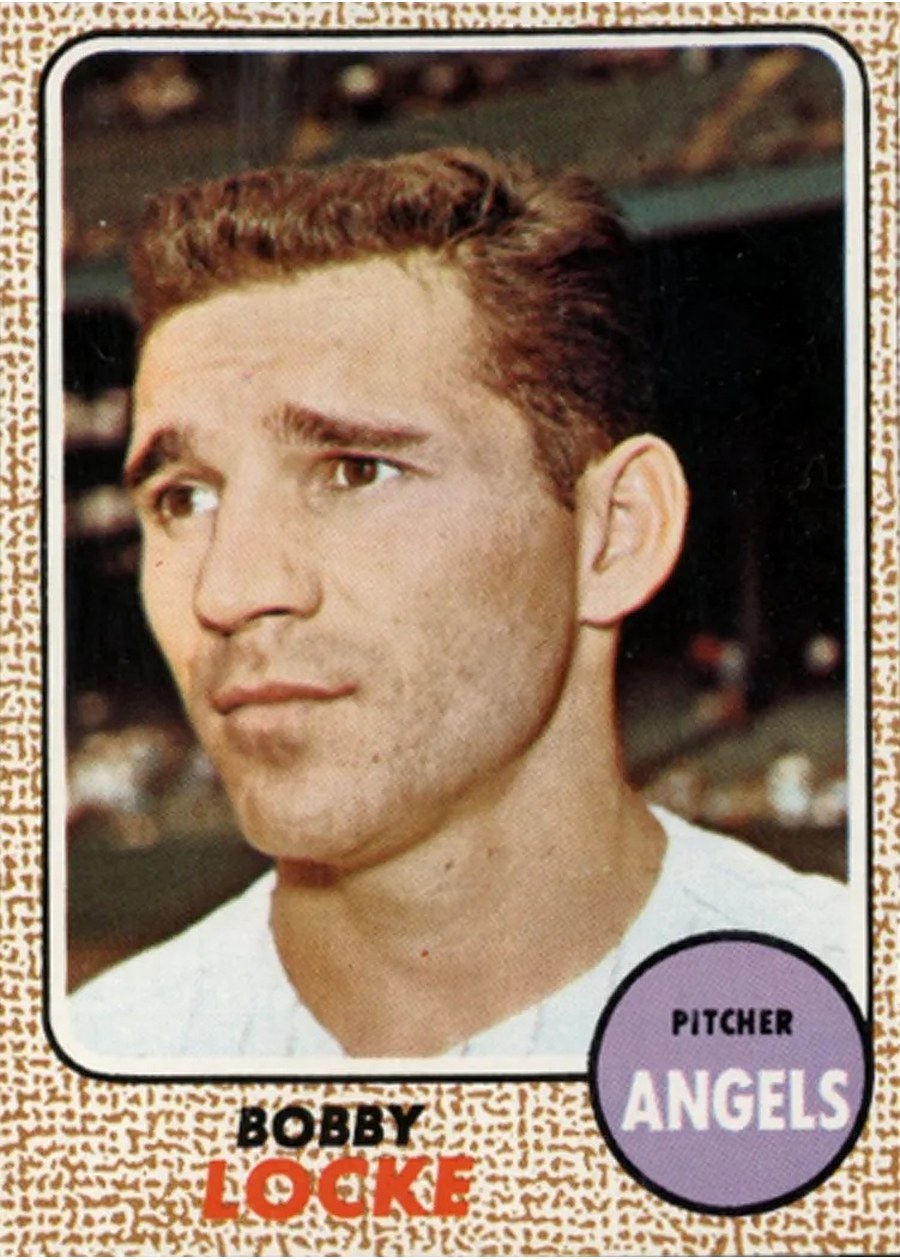1968 Topps #24 Bobby Locke, California Angels