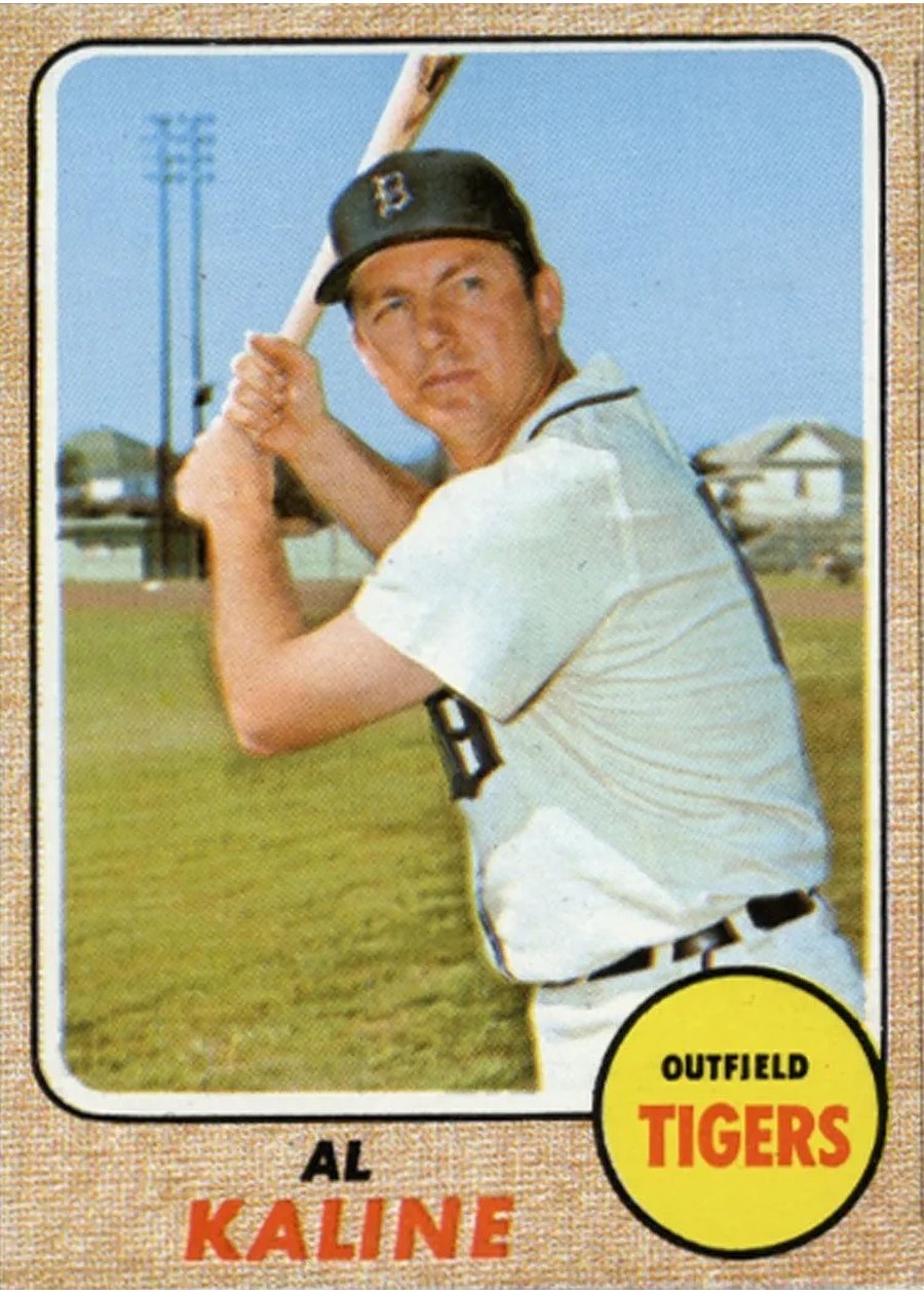 1968 Topps #240 Al Kaline, Detroit Tigers