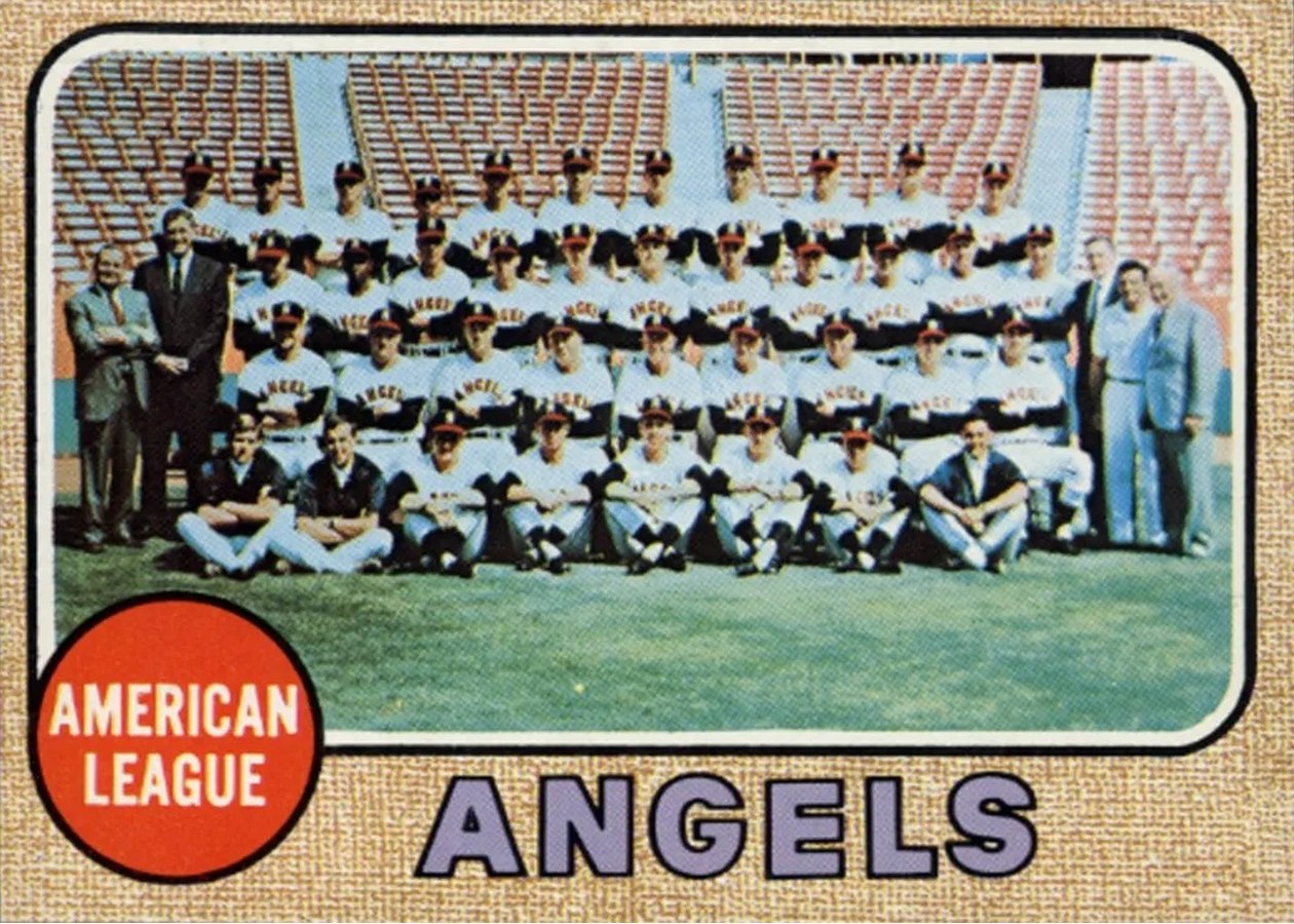 1968 Topps #252 California Angels