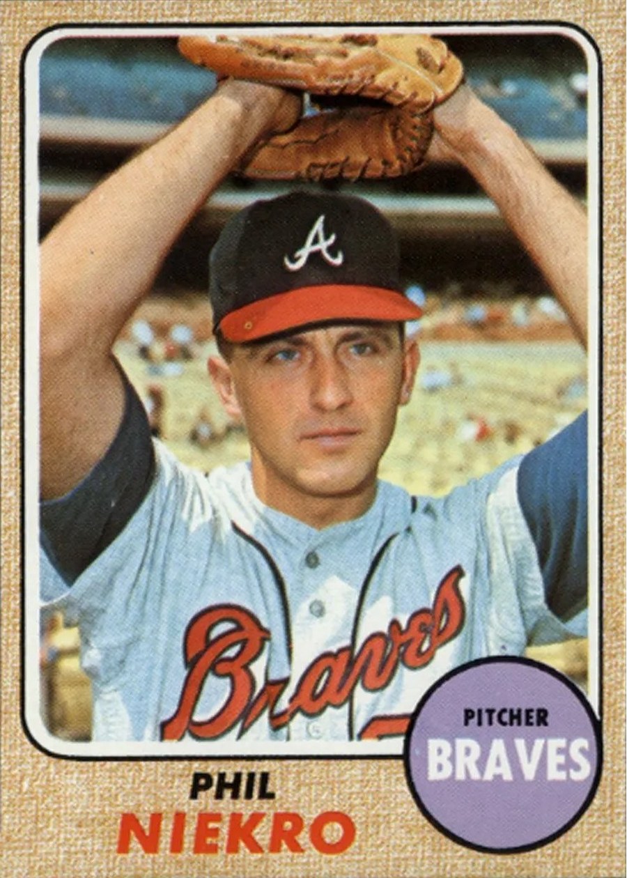 1968 Topps #257 Phil Niekro, Atlanta Braves