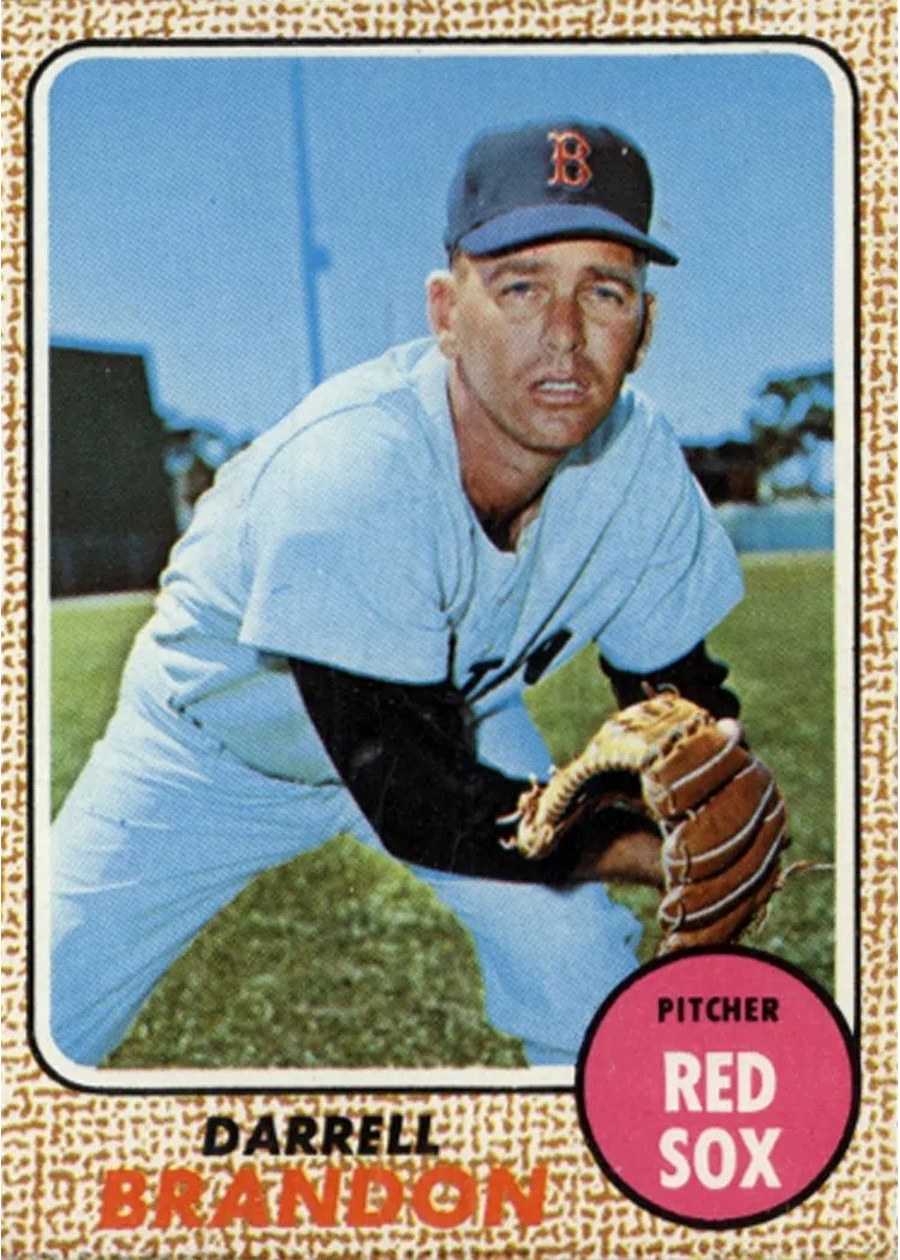 1968 Topps #26 Darrell Brandon, Boston Red Sox
