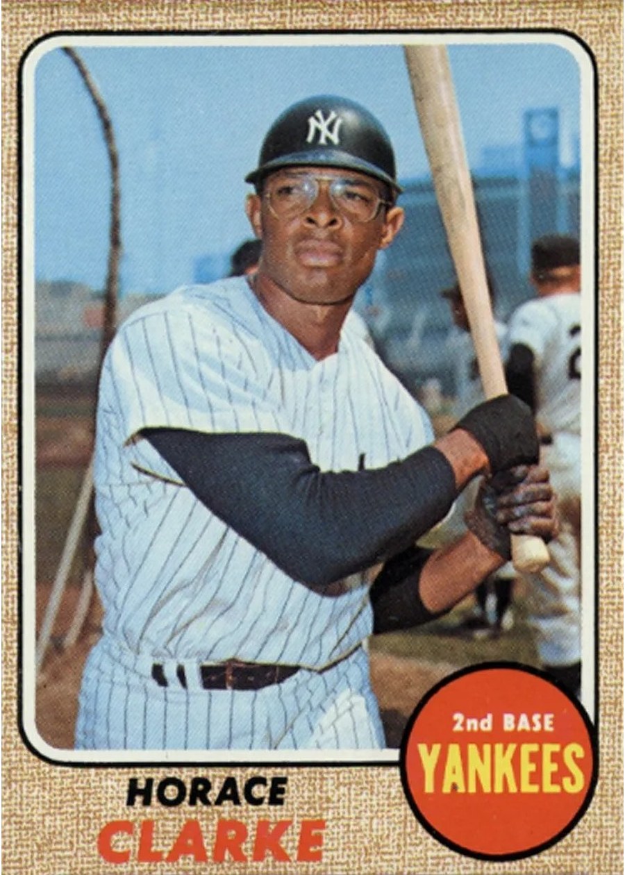 1968 Topps #263 Horace Clarke, New York Yankees