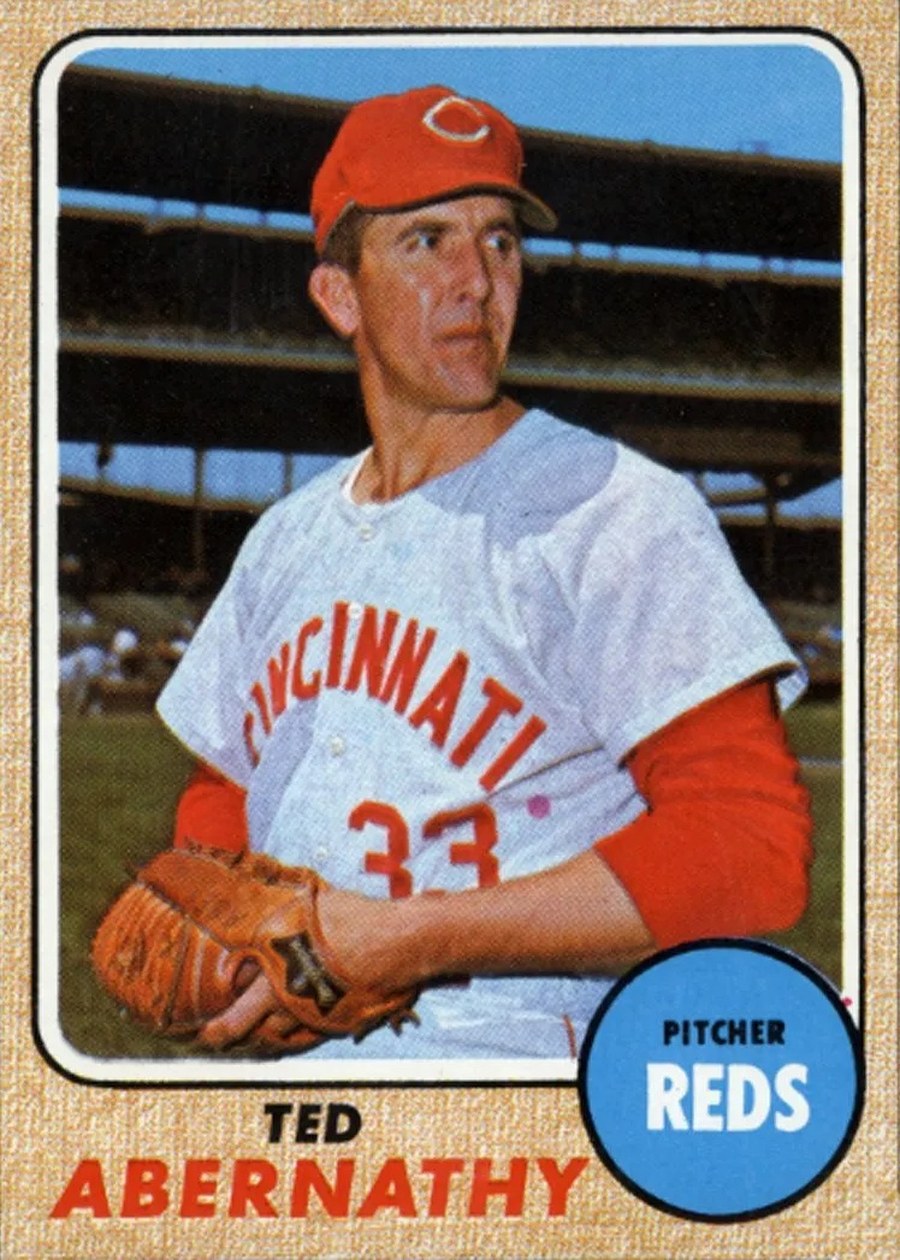 1968 Topps #264 Ted Abernathy, Cincinnati Reds