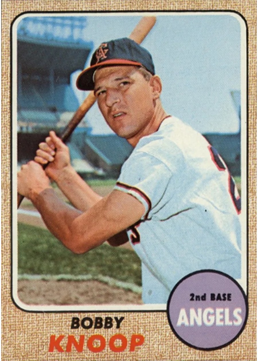 1968 Topps #271 Bobby Knoop, California Angels