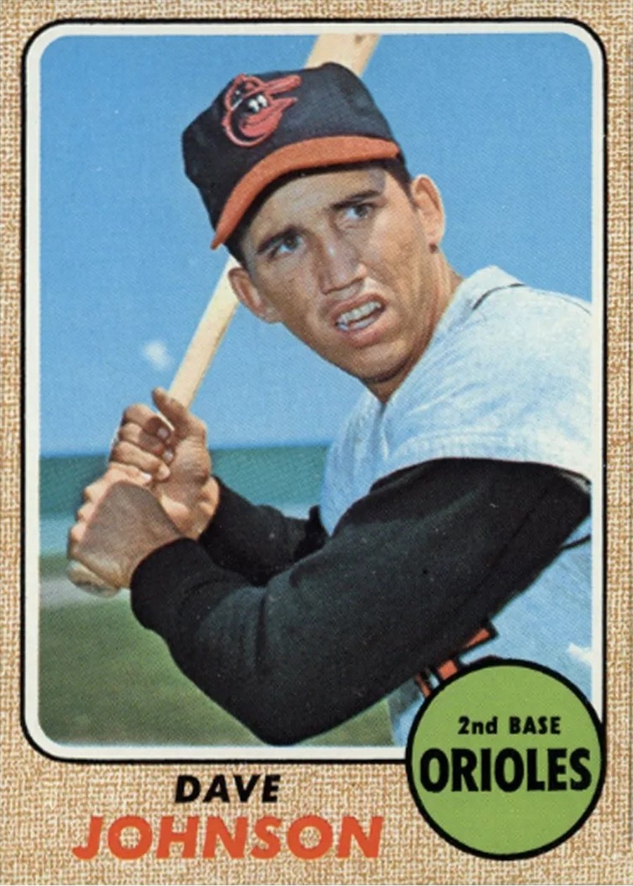 1968 Topps #273 Dave Johnson, Baltimore Orioles