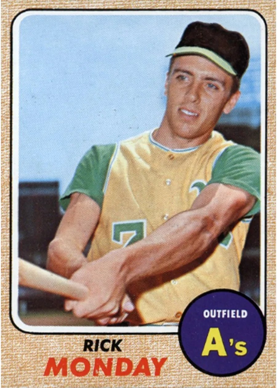 1968 Topps #282 Rick Monday, Oakland Athletics