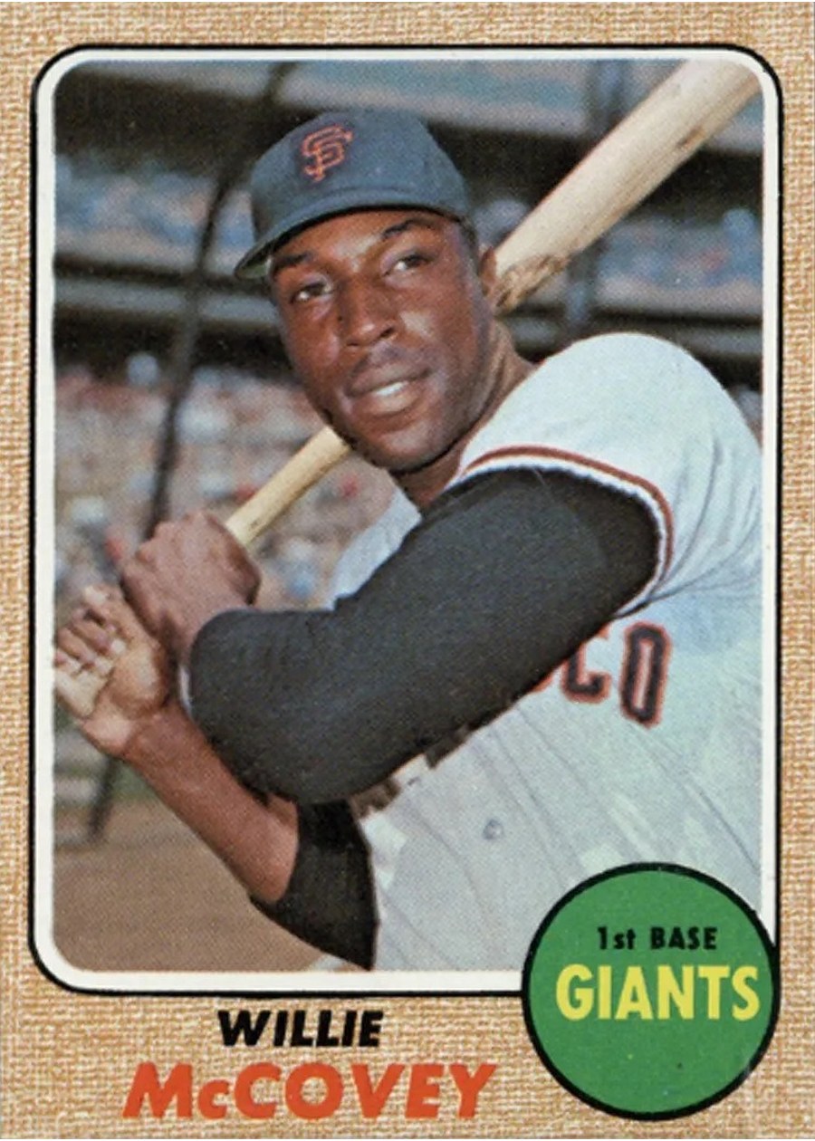 1968 Topps #290 Willie McCovey, San Francisco Giants