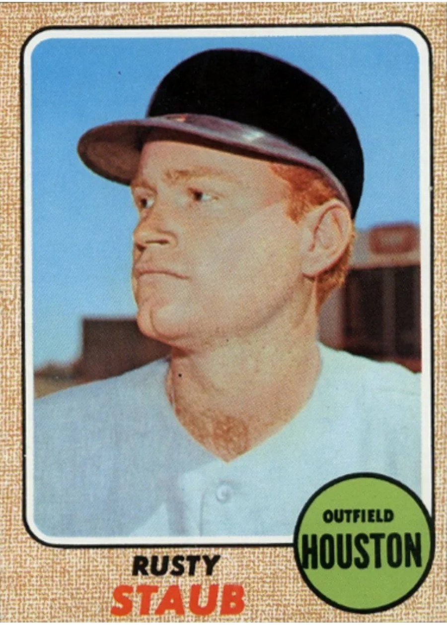 1968 Topps #300 Rusty Staub, Houston Astros