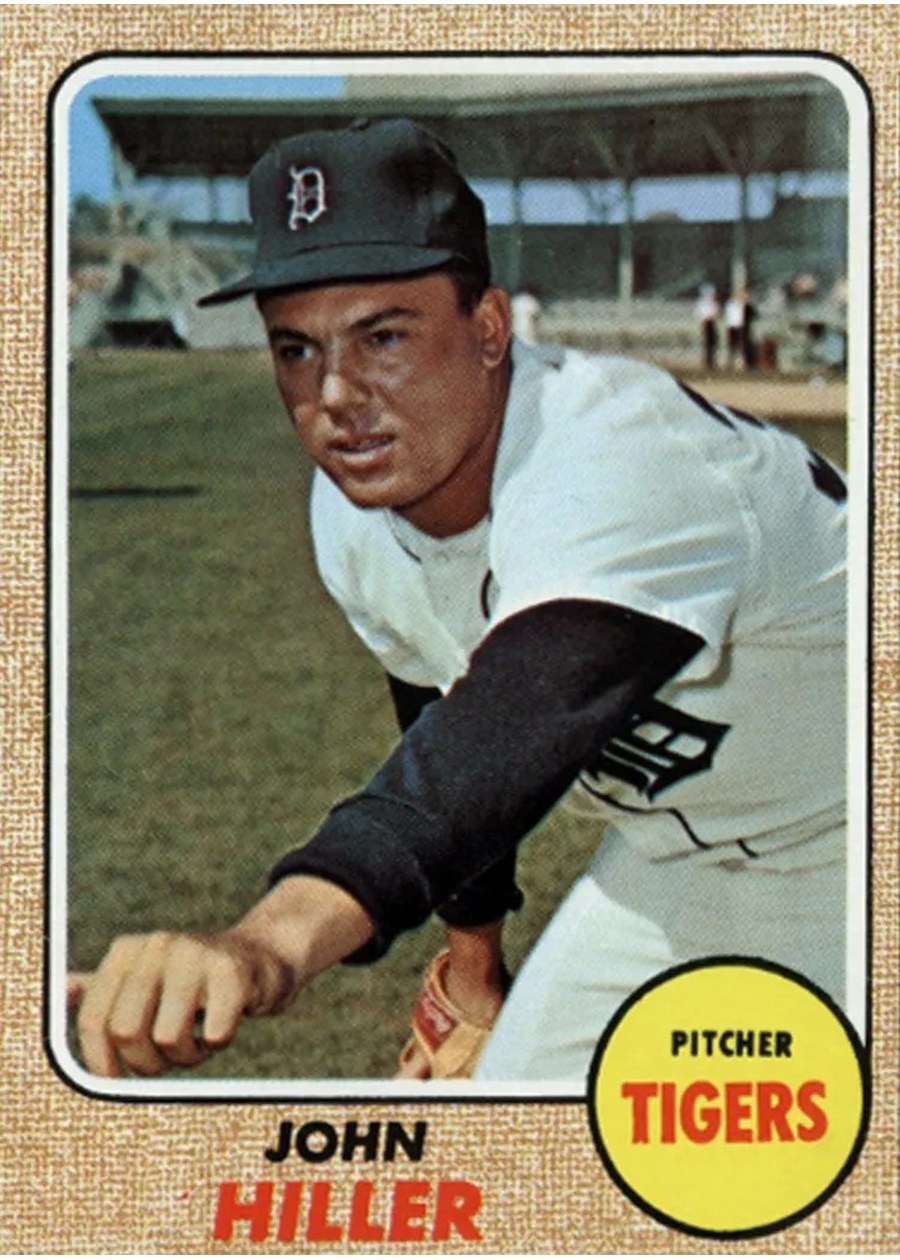 1968 Topps #307 John Hiller, Detroit Tigers