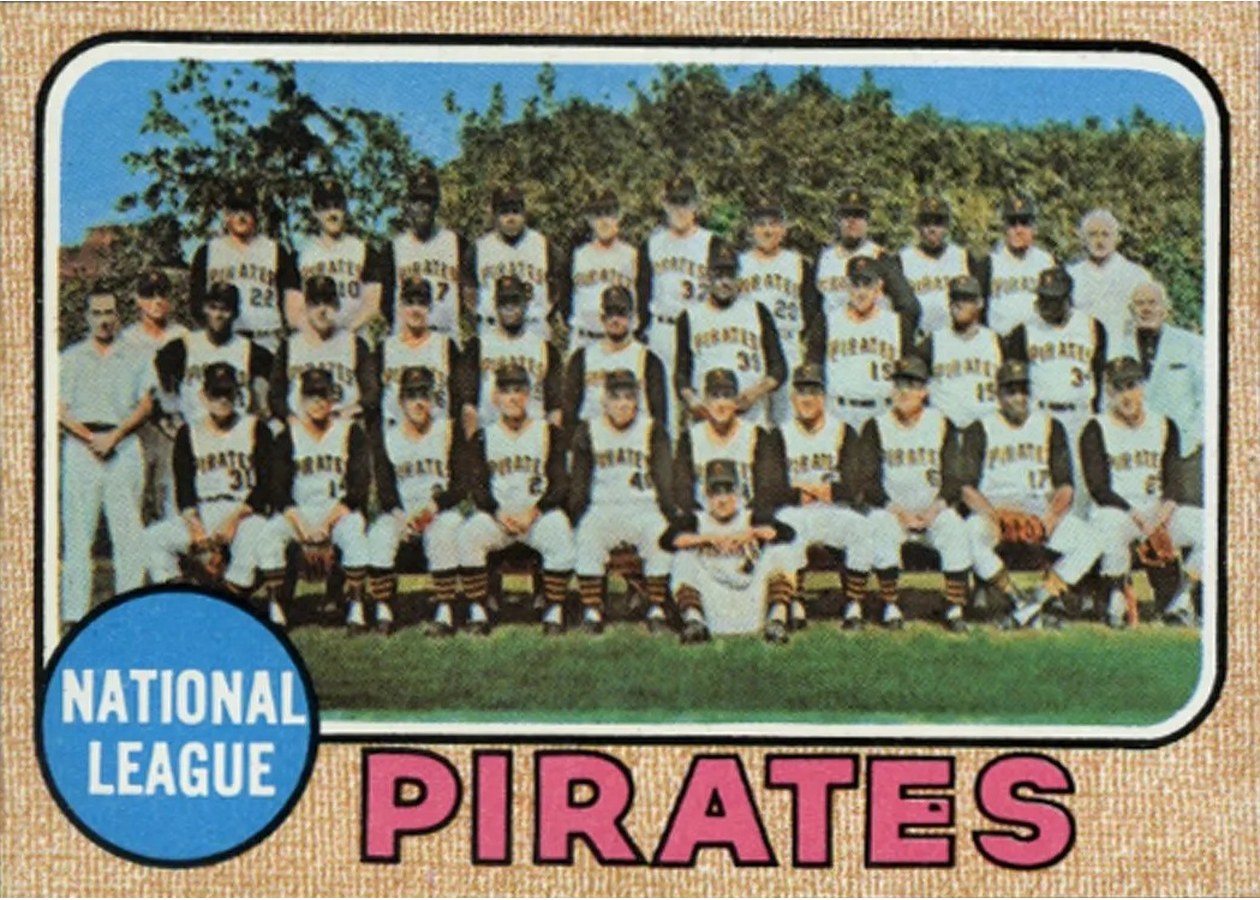 1968 Topps #308 Pittsburgh Pirates