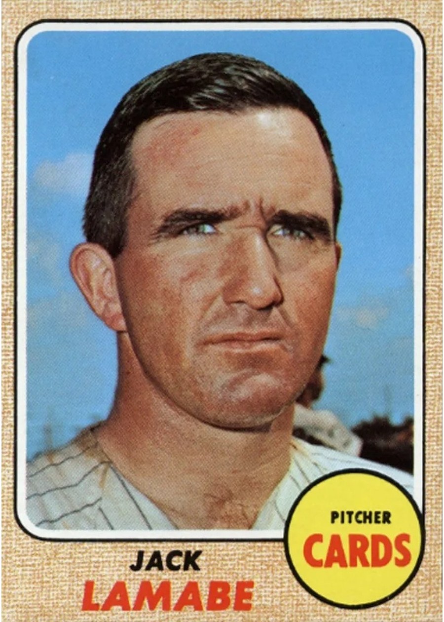1968 Topps #311 Jack Lamabe, St. Louis Cardinals