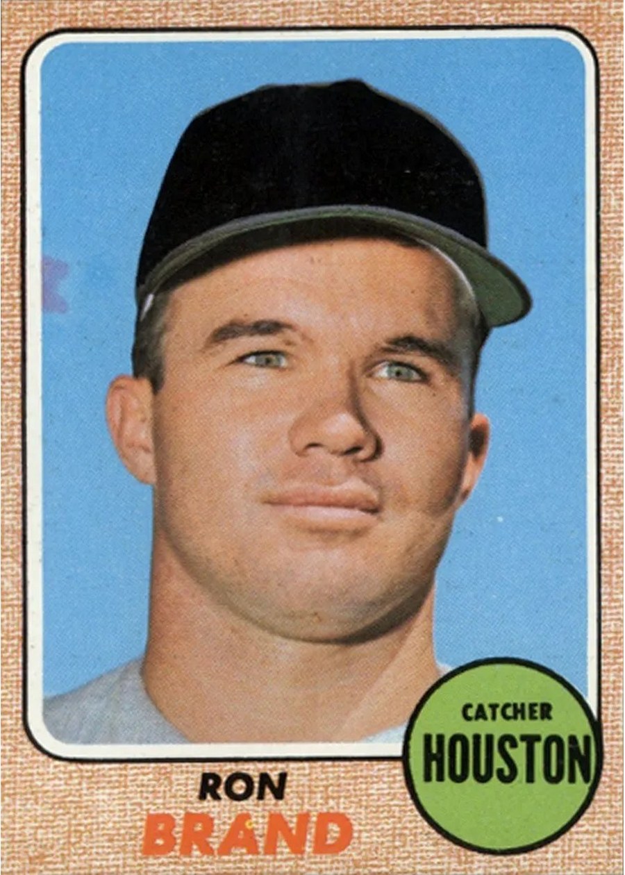 1968 Topps #317 Ron Brand, Houston Astros