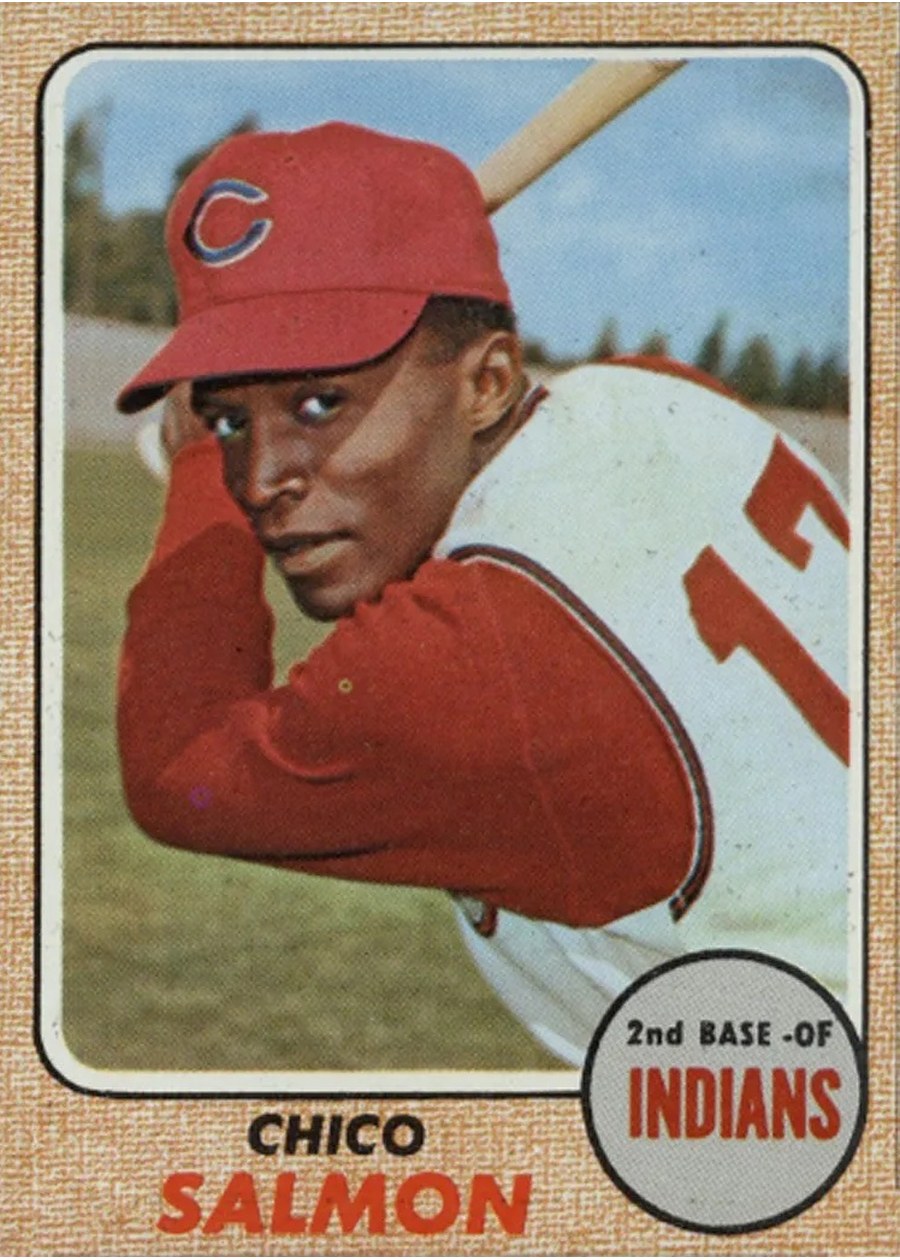 1968 Topps #318 Chico Salmon, Cleveland Indians