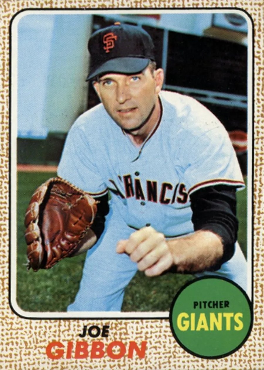 1968 Topps #32 Joe Gibbon, San Francisco Giants