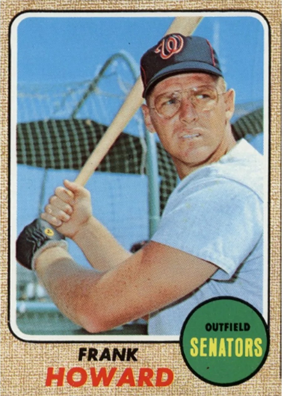 1968 Topps #320 Frank Howard, Washington Senators