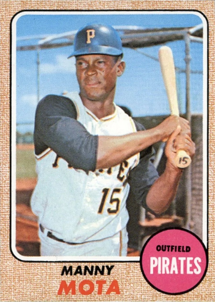 1968 Topps #325 Manny Mota, Pittsburgh Pirates