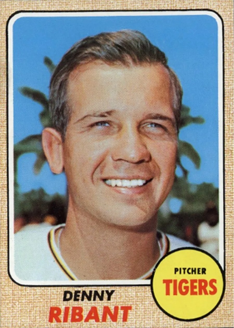 1968 Topps #326 Denny Ribant, Detroit Tigers