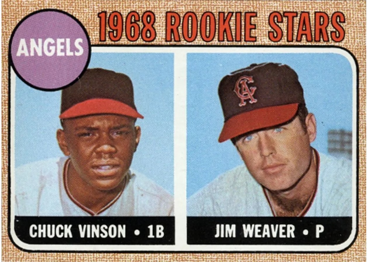 1968 Topps #328 Angels 1968 Rookie Stars, California Angels