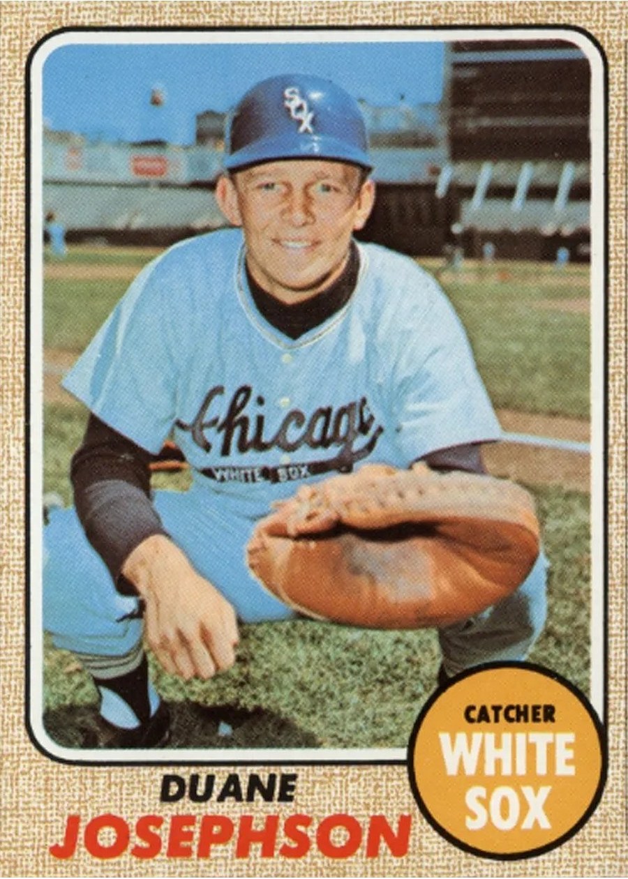 1968 Topps #329 Duane Josephson, Chicago White Sox