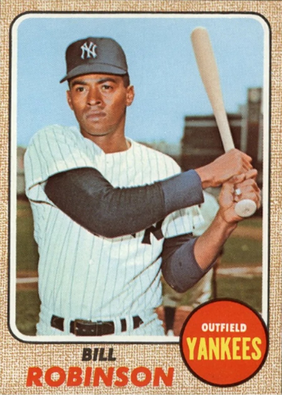 1968 Topps #337 Bill Robinson, New York Yankees