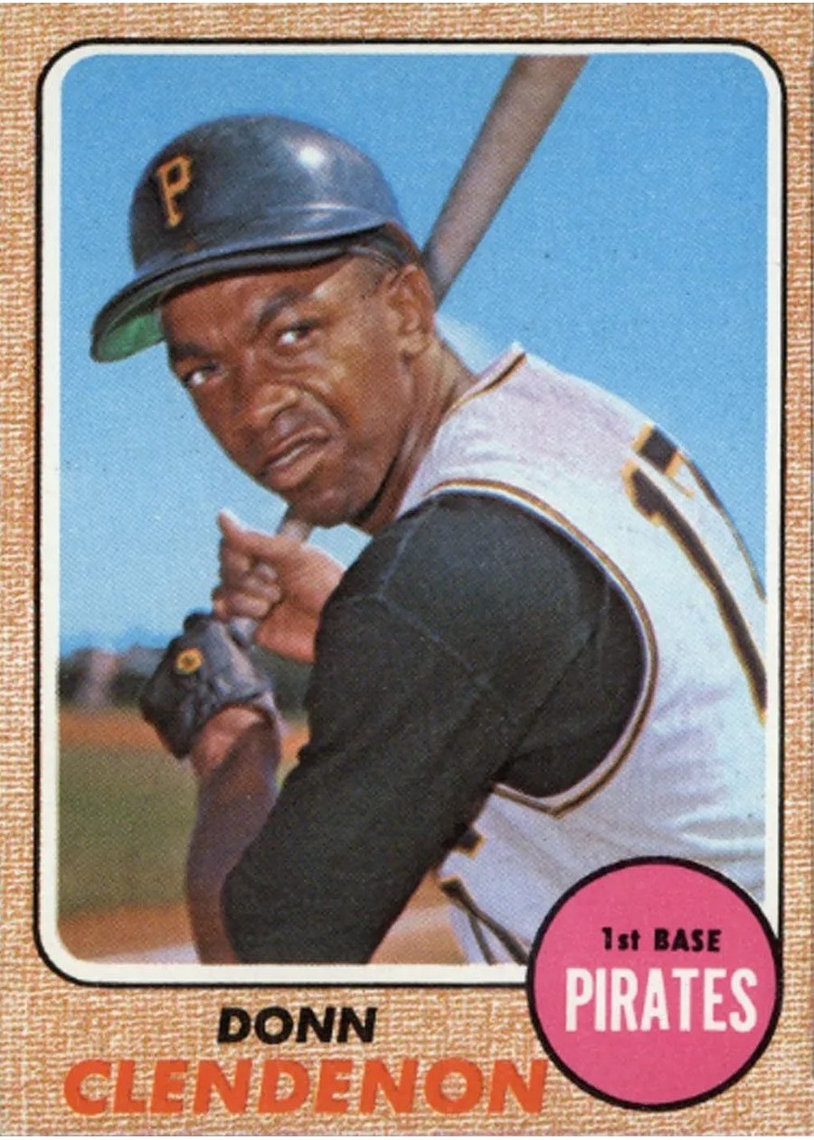 1968 Topps #344 Donn Clendenon, Pittsburgh Pirates