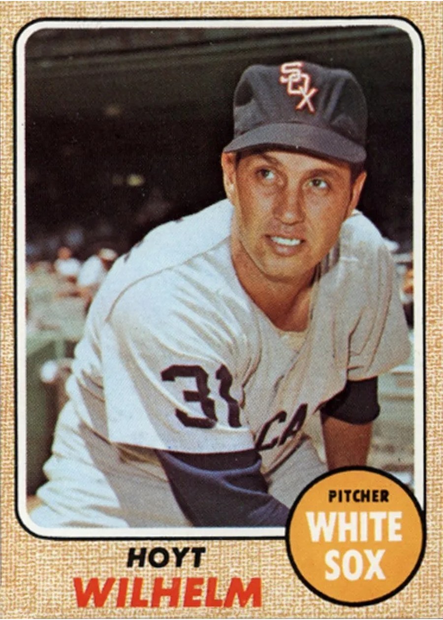 1968 Topps #350 Hoyt Wilhelm, Chicago White Sox
