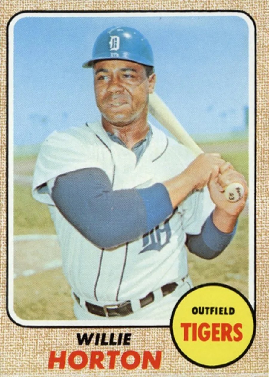 1968 Topps #360 Willie Horton, Detroit Tigers