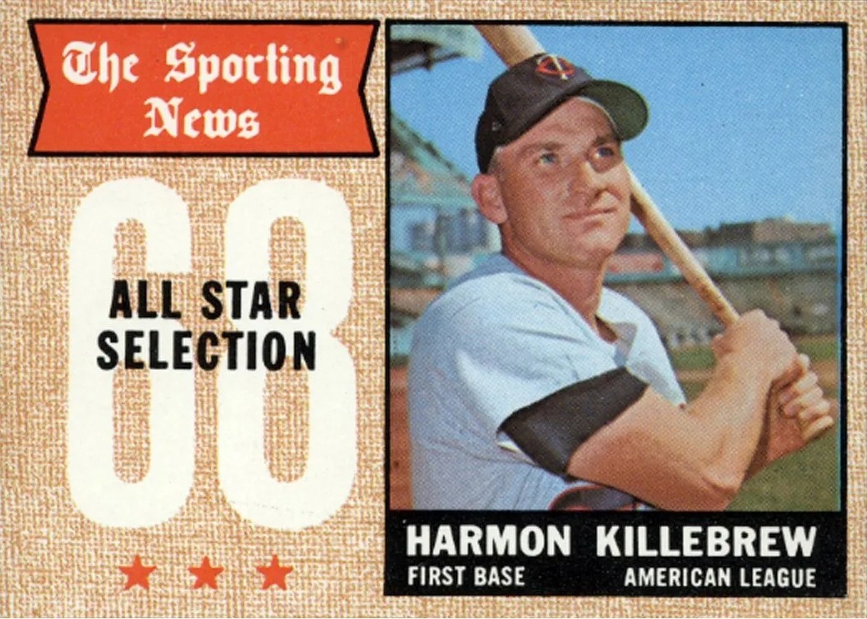 1968 Topps #361 Harmon Killebrew, Minnesota Twins