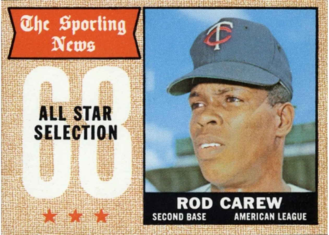 1968 Topps #363 Rod Carew, Minnesota Twins