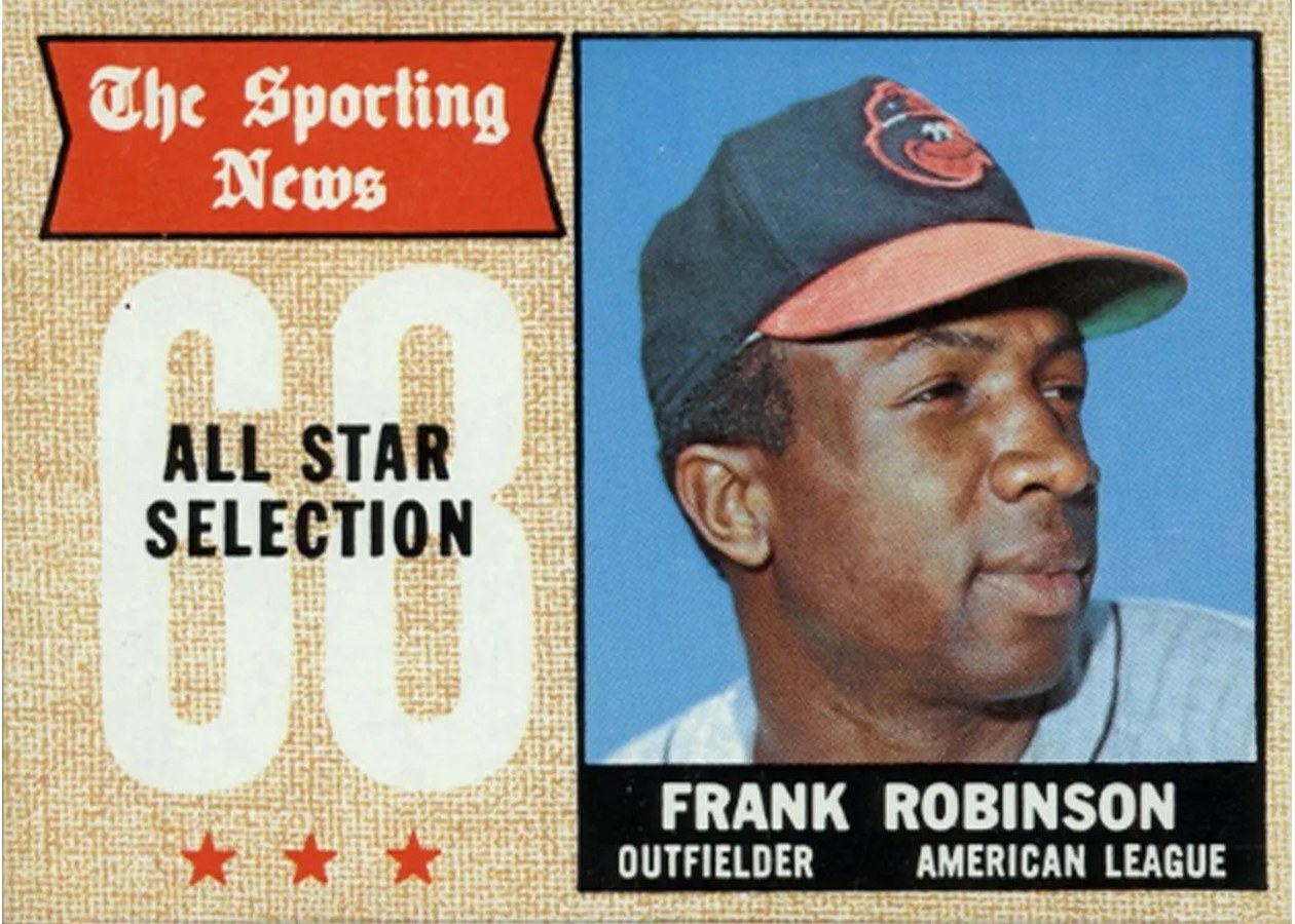 1968 Topps #373 Frank Robinson, Baltimore Orioles