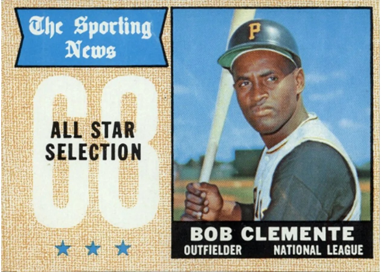 1968 Topps #374 Bob Clemente, Pittsburgh Pirates