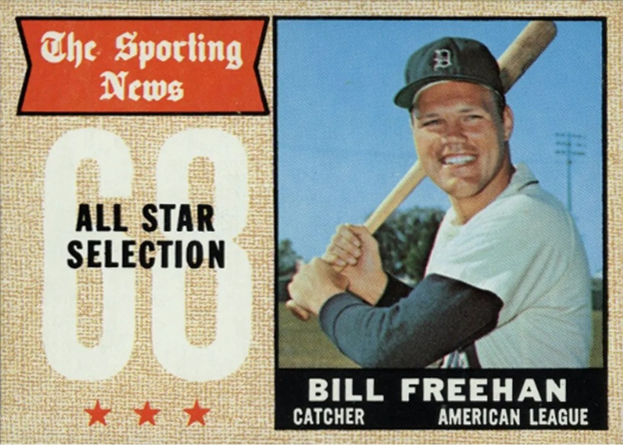 1968 Topps #375 Bill Freehan, Detroit Tigers