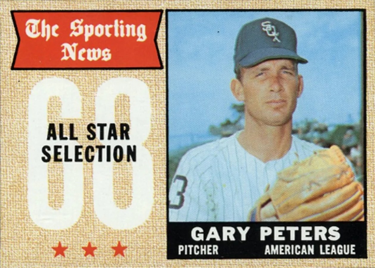 1968 Topps #379 Gary Peters, Chicago White Sox