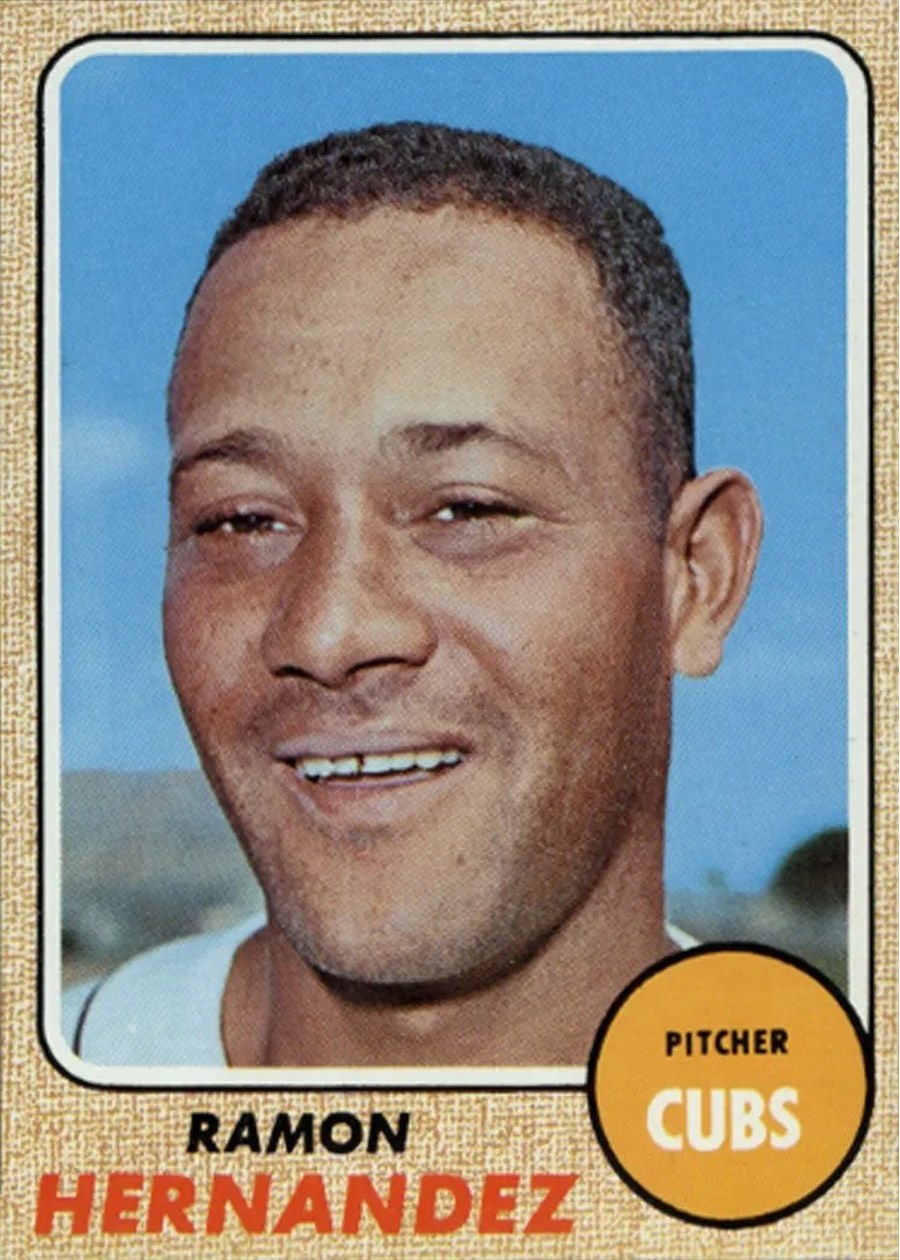 1968 Topps #382 Ramon Hernandez, Chicago Cubs