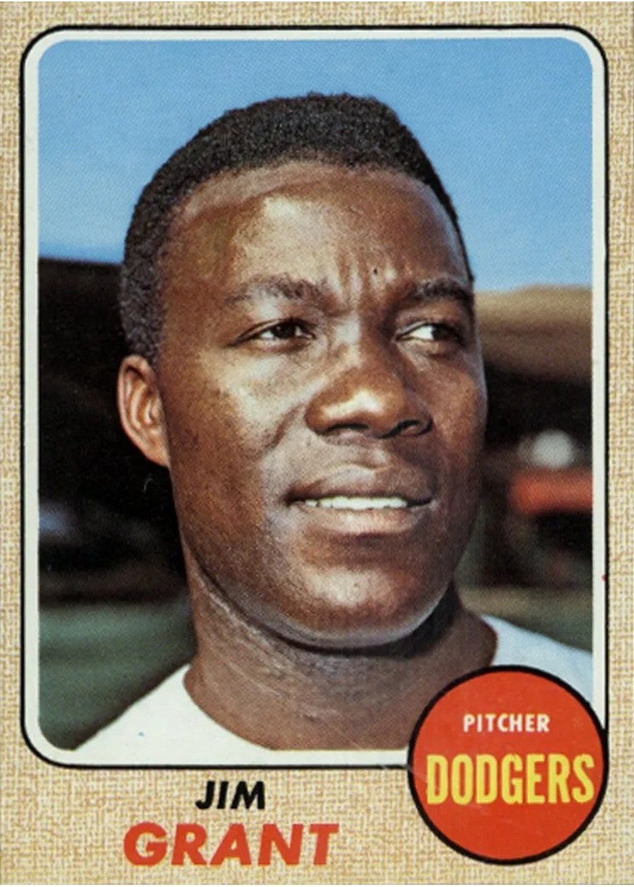 1968 Topps #398 Jim Grant, Los Angeles Dodgers