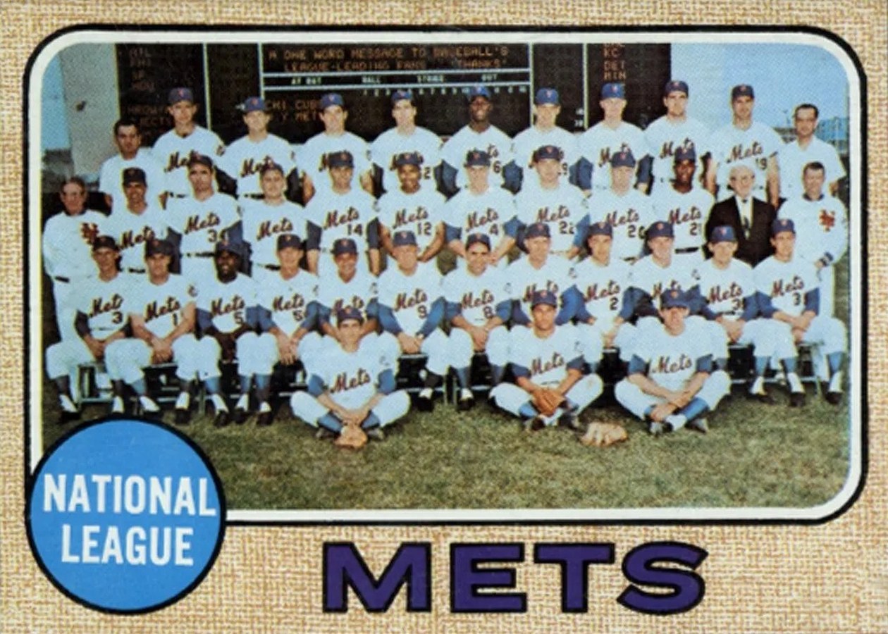 1968 Topps #401 New York Mets
