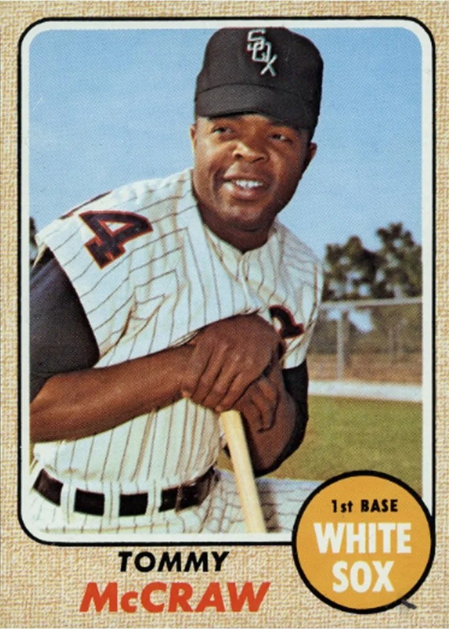 1968 Topps #413 Tommy McCraw, Chicago White Sox