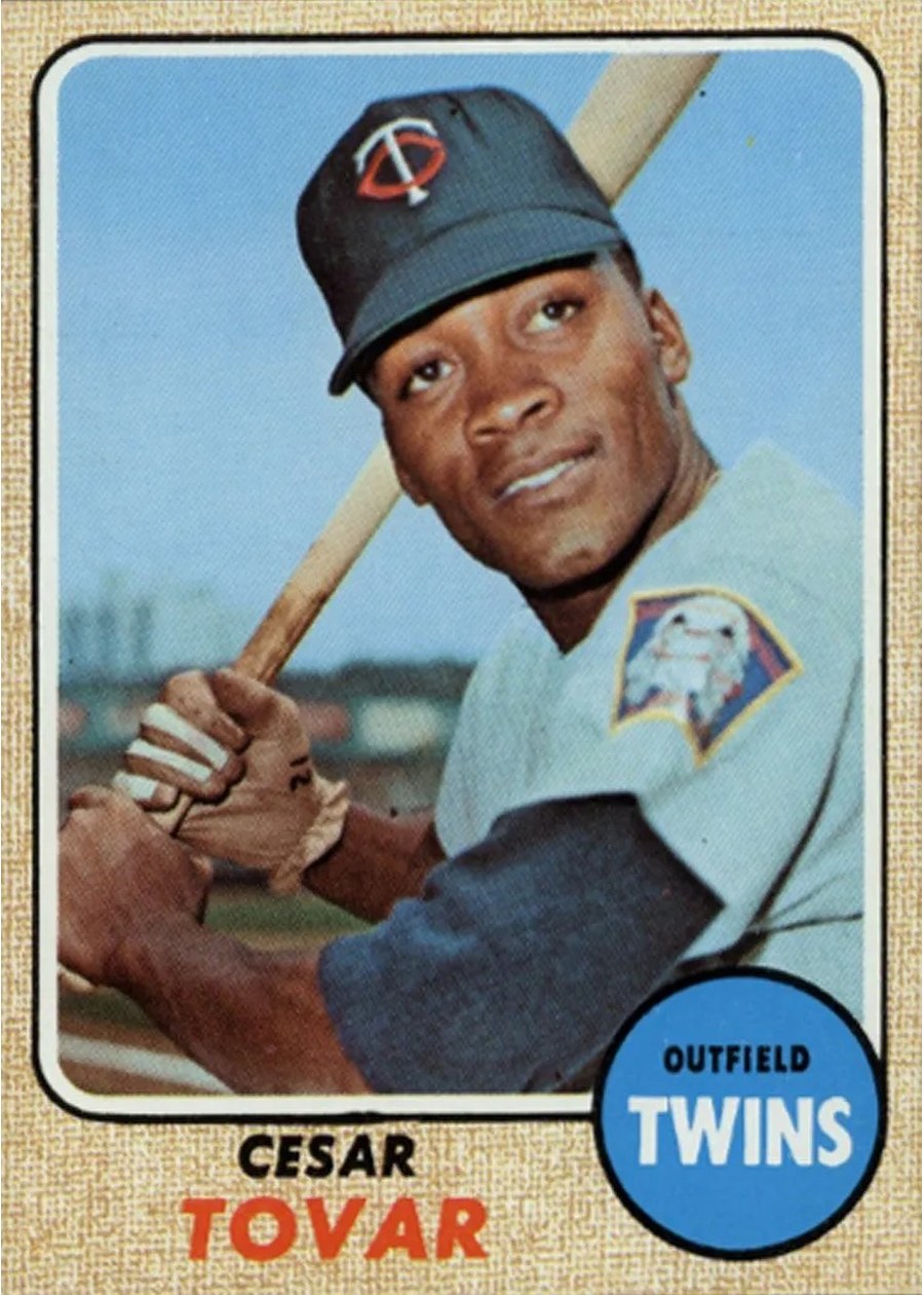 1968 Topps #420 Cesar Tovar, Minnesota Twins