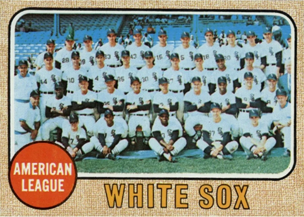 1968 Topps #424 Chicago White Sox