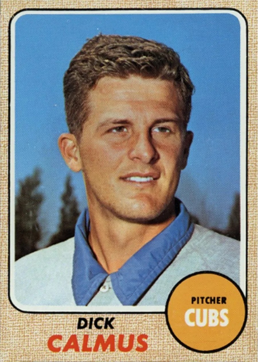 1968 Topps #427 Dick Calmus, Chicago Cubs