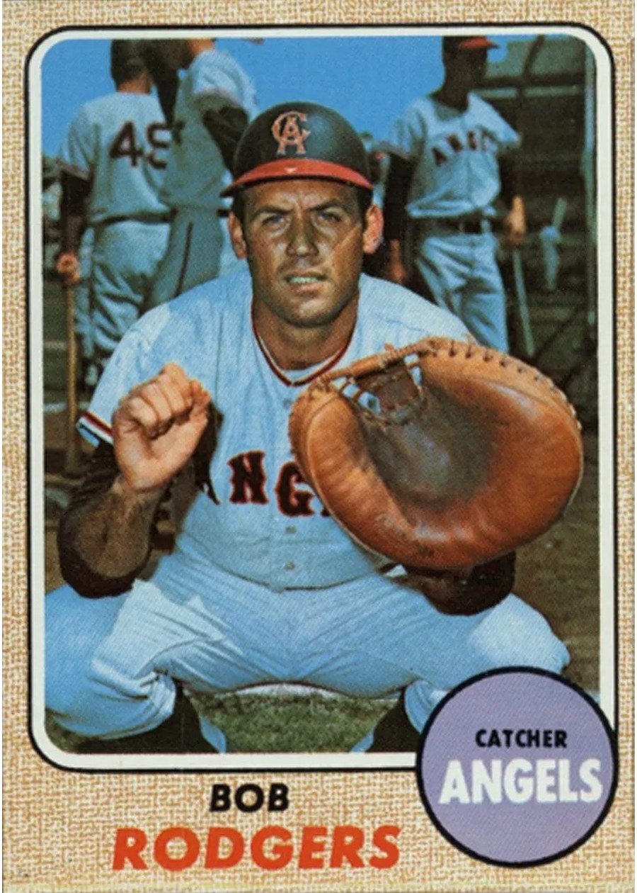 1968 Topps #433 Bob Rodgers, California Angels