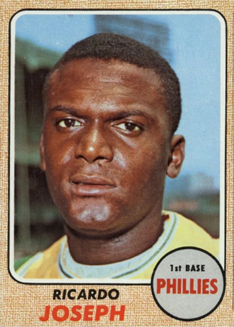 1968 Topps #434 Ricardo Joseph, Philadelphia Phillies
